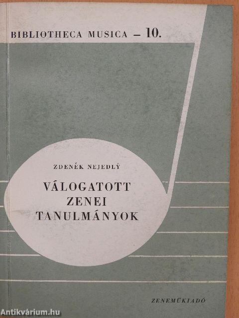 Válogatott zenei tanulmányok