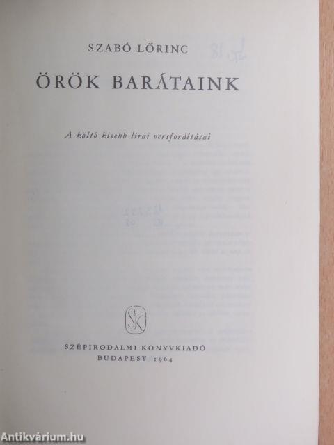 Örök barátaink I-II.