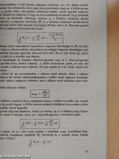 Villamosságtan I-II.