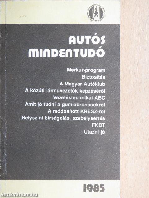 Autós mindentudó 1985