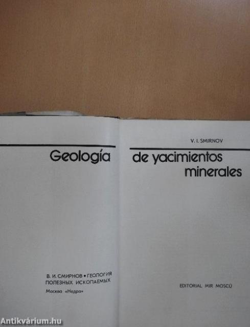 Geología de yacimientos minerales