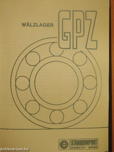 Wälzlager GPZ