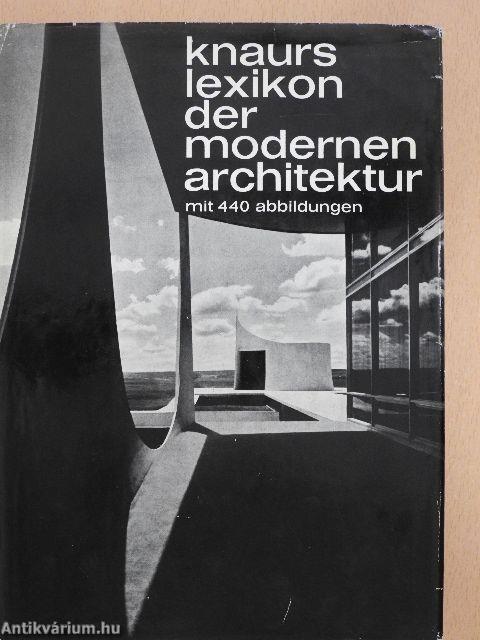 Knaurs Lexikon der Modernen Architektur