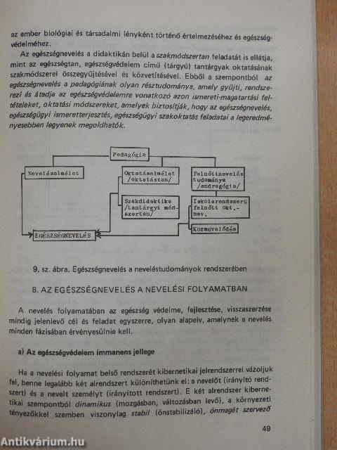 Az óvodai egészségnevelés elmélete és gyakorlata