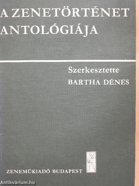 A zenetörténet antológiája