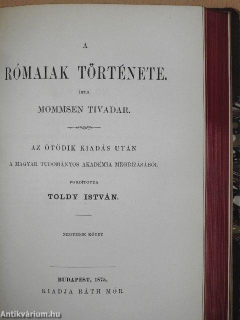 A rómaiak története III-IV. (töredék)