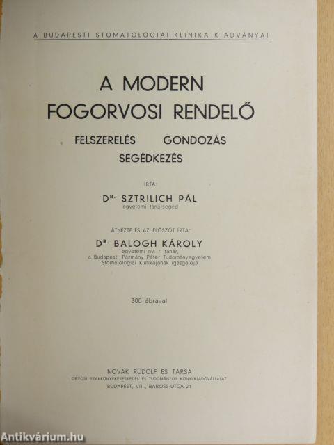 A modern fogorvosi rendelő