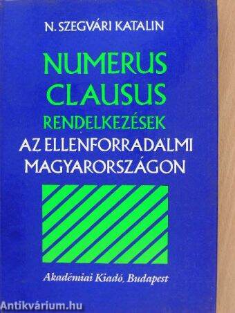 Numerus clausus rendelkezések az ellenforradalmi Magyarországon