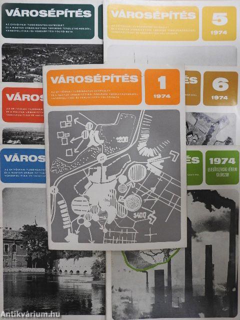 Városépítés 1974/1-6./Levegőtisztaság-védelmi Különszám