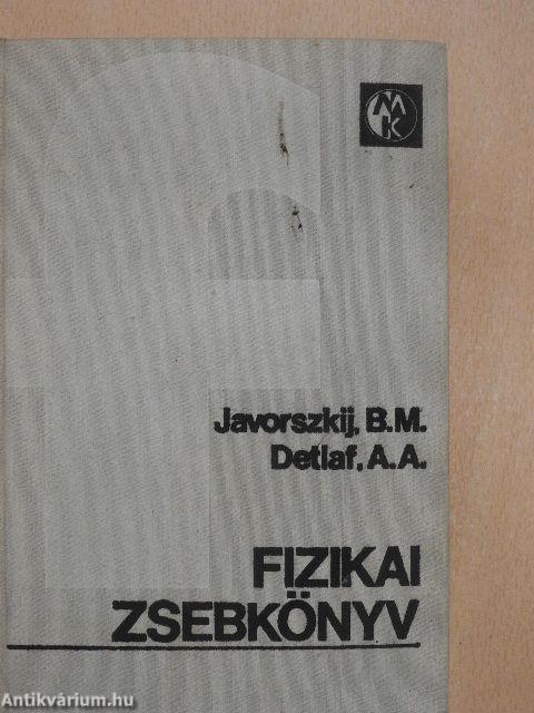 Fizikai zsebkönyv