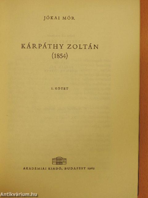 Kárpáthy Zoltán I-II.