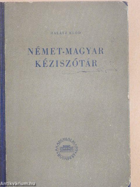 Német-magyar kéziszótár