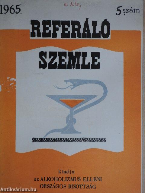 Referáló Szemle 1965/5.