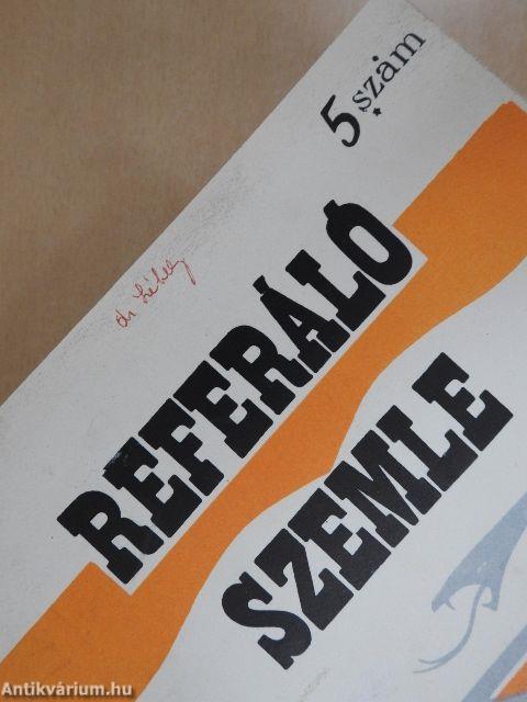 Referáló Szemle 1965/5.