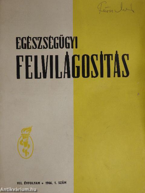 Egészségügyi felvilágosítás 1966/1.