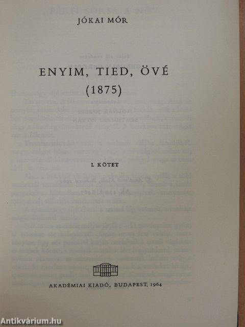 Enyim, tied, övé I-II.