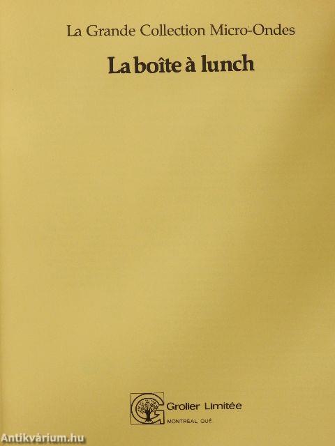 La boite á lunch