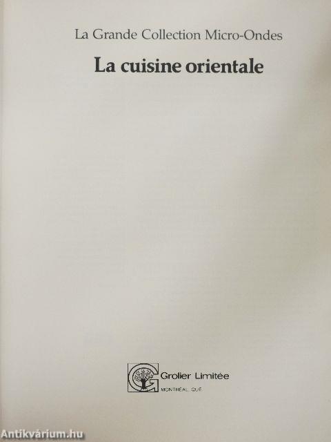 La cuisine orientale