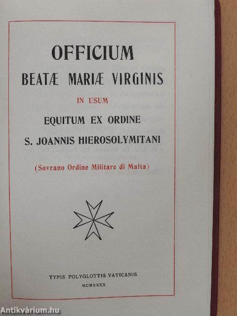 Officium Beatae Mariae Virginis