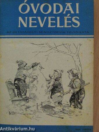 Óvodai nevelés 1954. (nem teljes évfolyam)