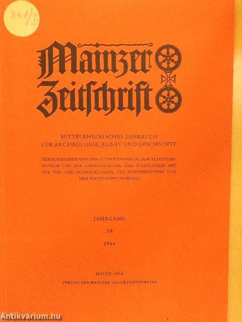 Mainzer Zeitschrift 59, 1964