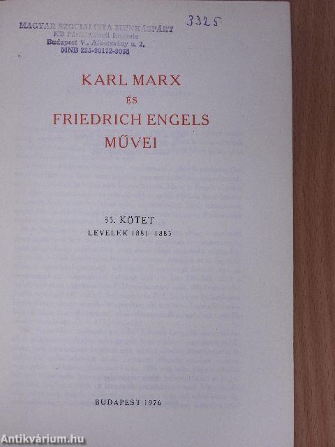 Karl Marx és Friedrich Engels művei 35.