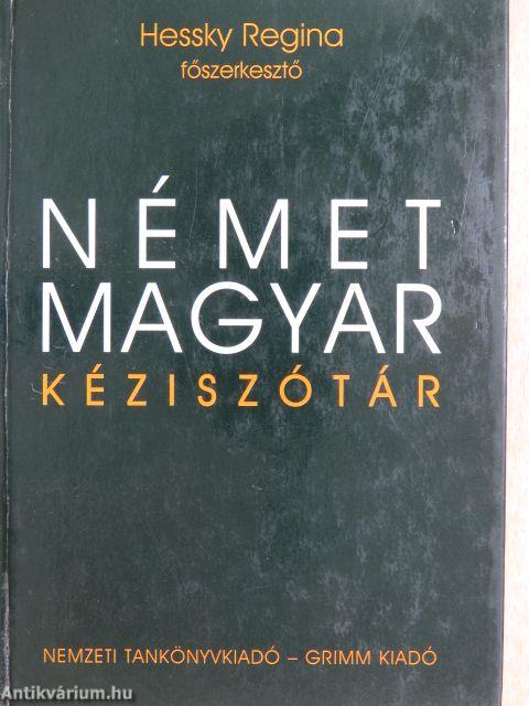Német-magyar kéziszótár