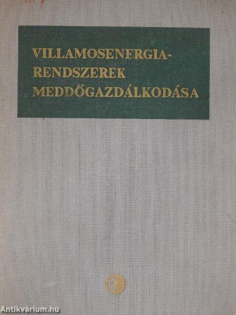 Villamosenergia-rendszerek meddőgazdálkodása