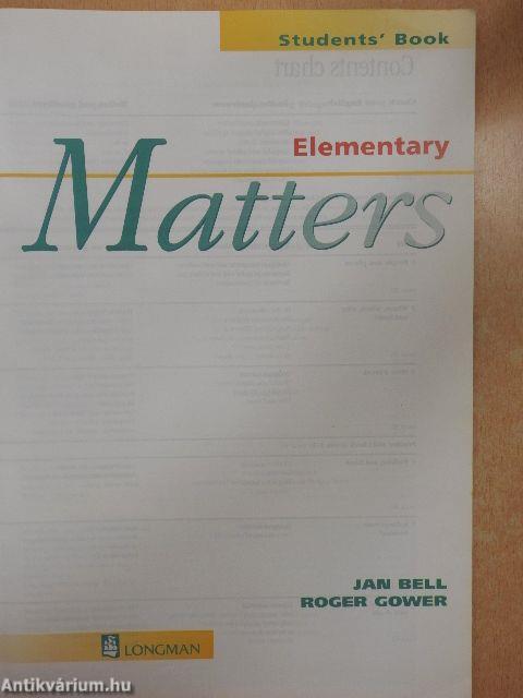 Matters - Elementary - Students' Book