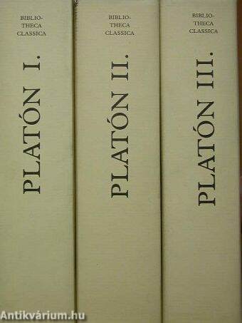 Platón összes művei I-III.