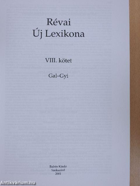 Révai új lexikona 8. (töredék)