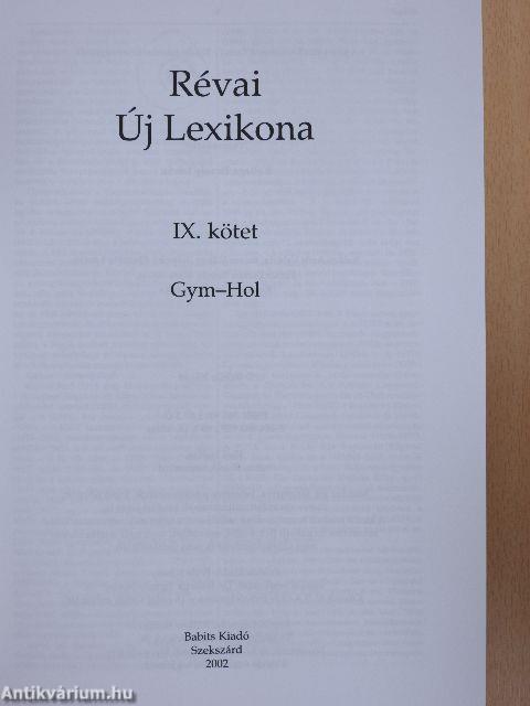 Révai új lexikona 9. (töredék)