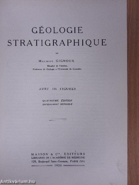 Géologie stratigraphique