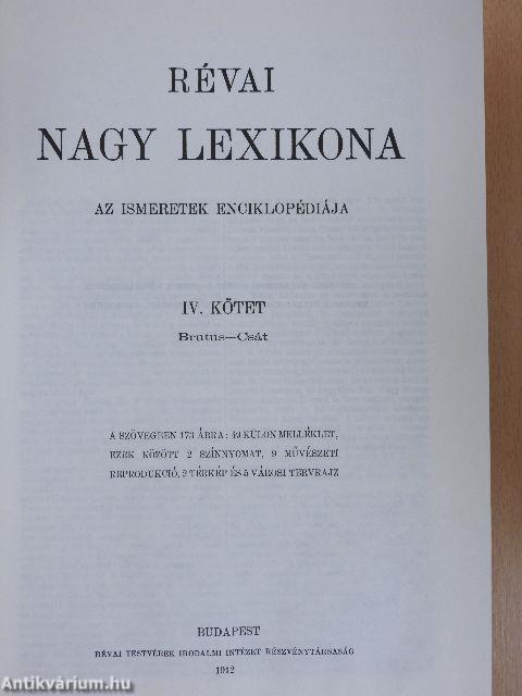 Révai nagy lexikona 4. (töredék)