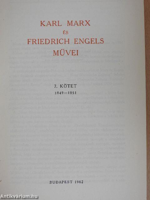 Karl Marx és Friedrich Engels művei 7.