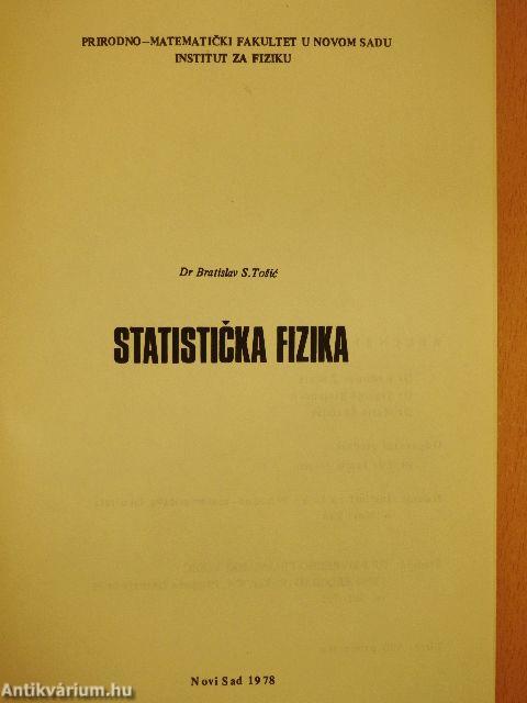 Statisticka Fizika