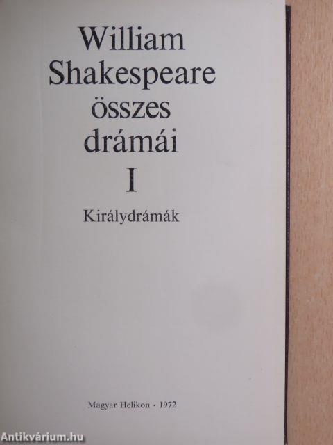 Shakespeare összes drámái I-II.