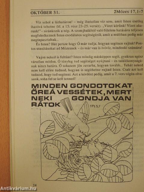 Ismerkedés a Bibliával IV. negyedév október-november