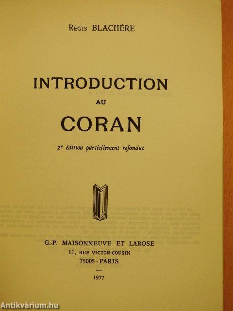 Introduction au Coran