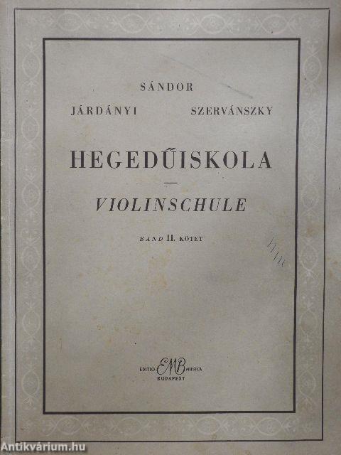 Hegedűiskola II.