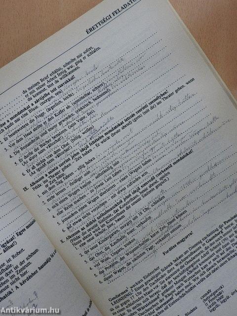 Német felvételi és érettségi feladatgyűjtemény