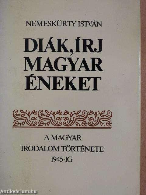 Diák, írj magyar éneket 1-2. (dedikált példány)