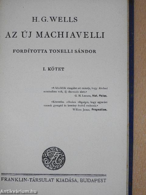 Az új Machiavelli I-III.