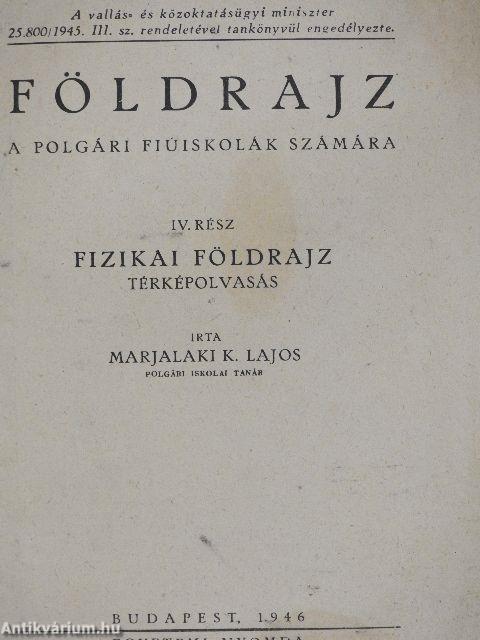 Földrajz IV.