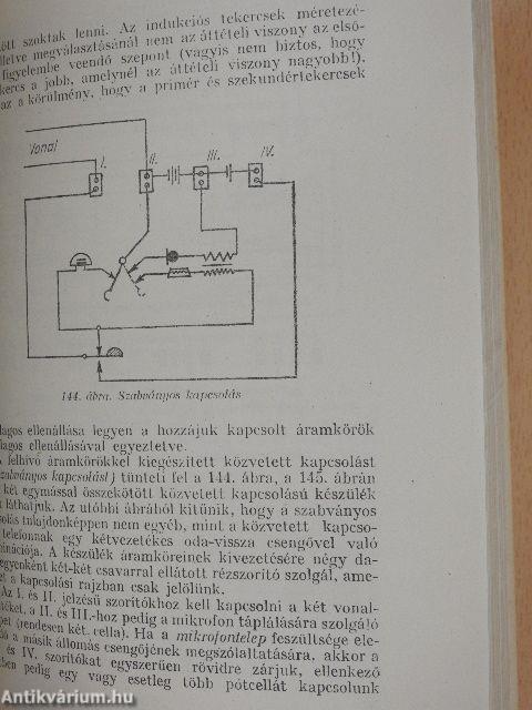 Távjelző és távbeszélő technika I.