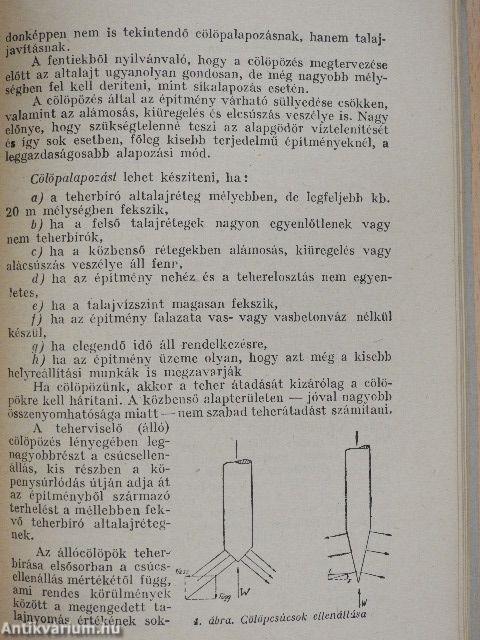 Mélyépítési ismeretek