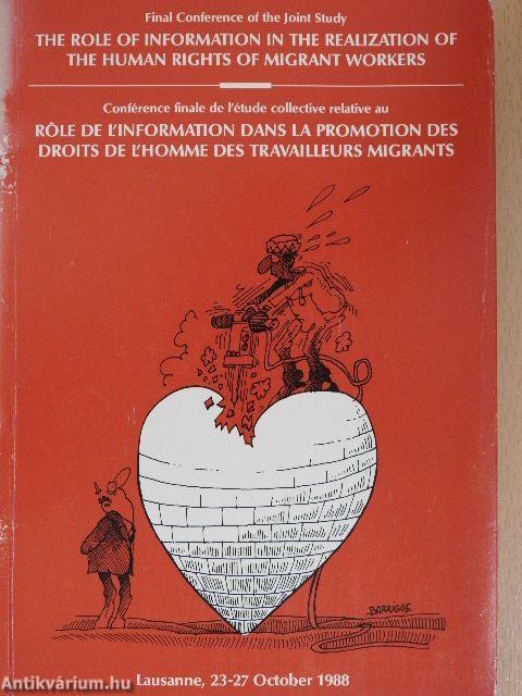 The Role of Information in the Realization of the Human Rights of Migrant Workers