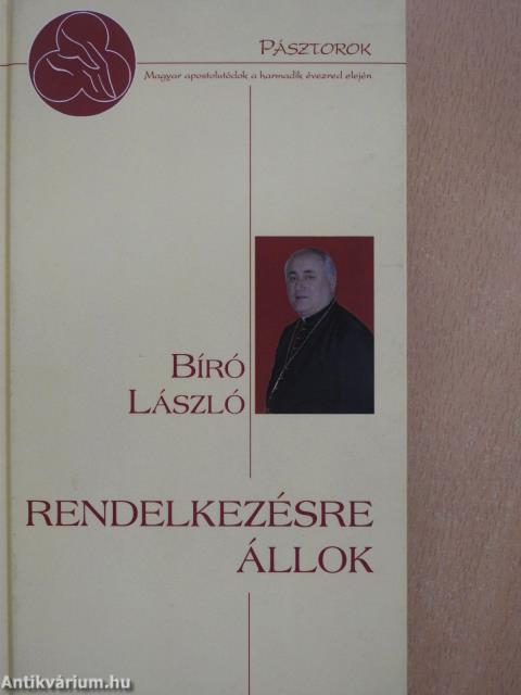 Rendelkezésre állok (dedikált példány)