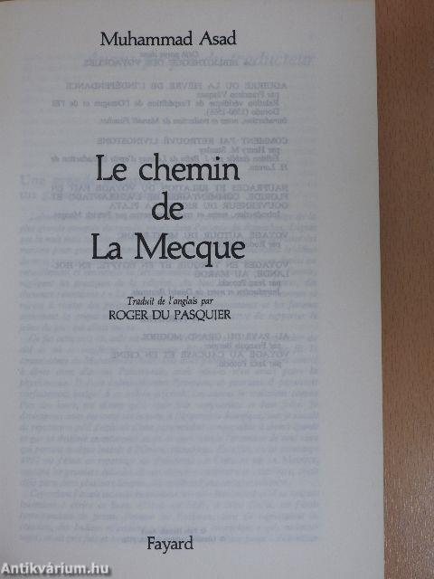 Le chemin de La Mecque