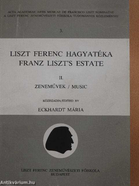 Liszt Ferenc hagyatéka II.